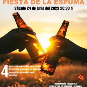 cena de cervezas y alojamiento en Almagro